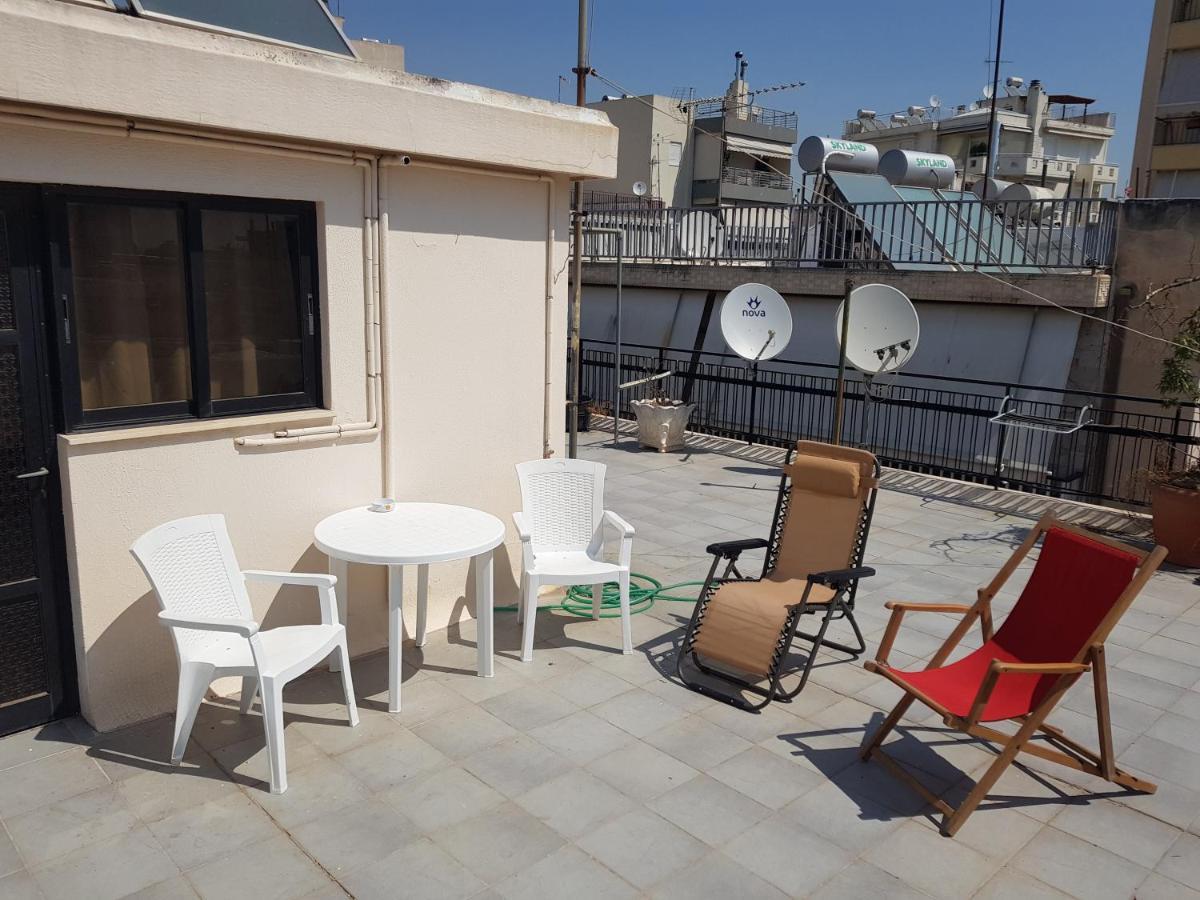 Terrace Roof Room @ Koridallos Metro St. & Piraeus Port Ngoại thất bức ảnh