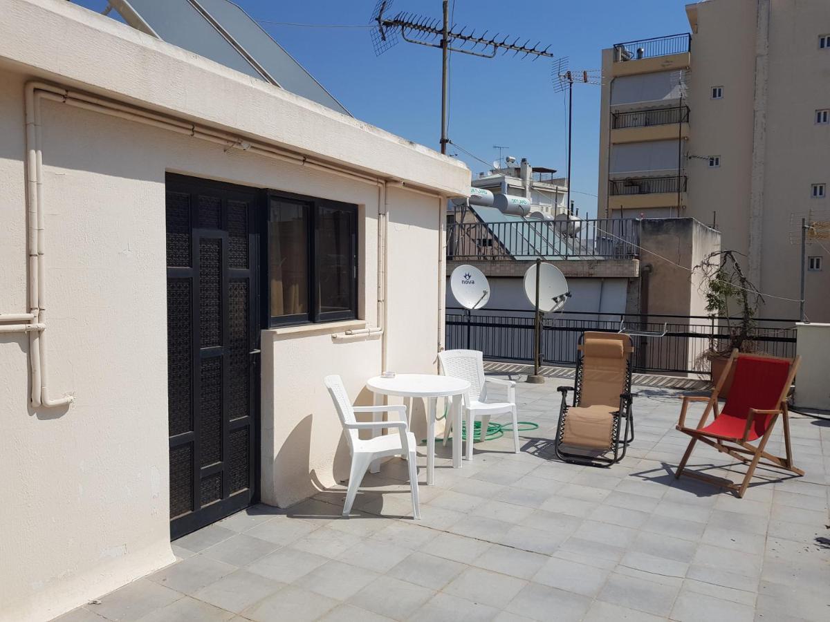 Terrace Roof Room @ Koridallos Metro St. & Piraeus Port Ngoại thất bức ảnh